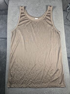 Classic Solid Tank Top - Brown